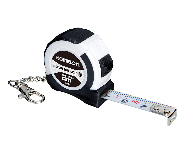 Komelon K87K PowerBlade™ II Pocket Key Ring Tape 2m/6ft (Width 13mm)