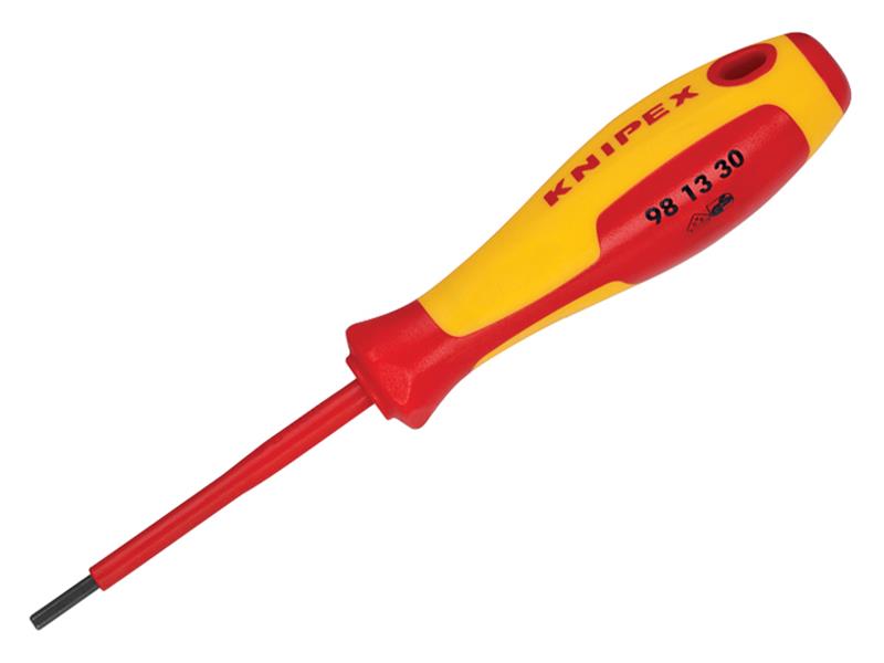 Knipex 98 13 30 VDE Screwdriver for Hexagon Socket Screws 3.0mm
