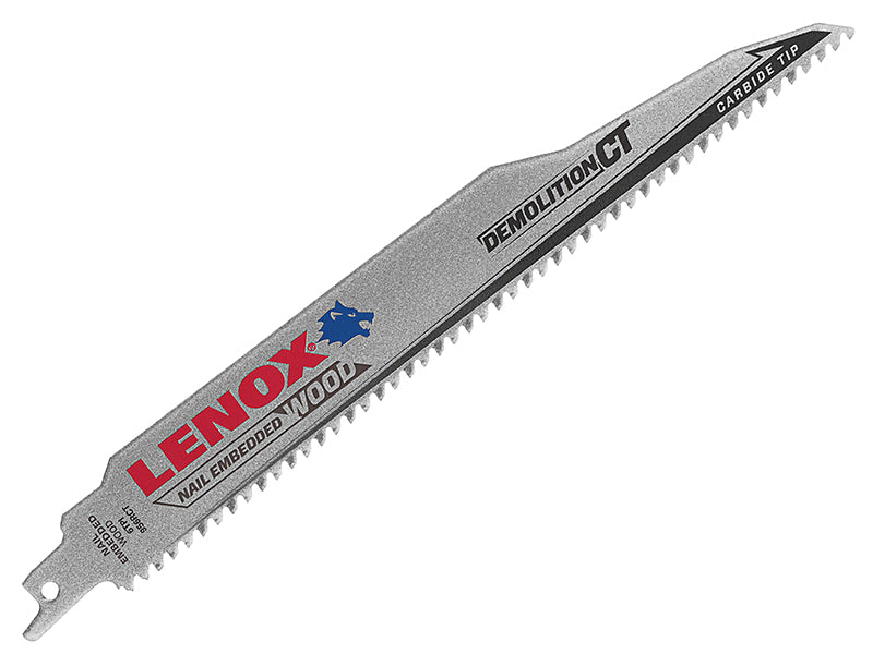 LENOX 1832143 956RCT DEMOLITION CT™ Reciprocating Saw Blade 230mm 6 TPI
