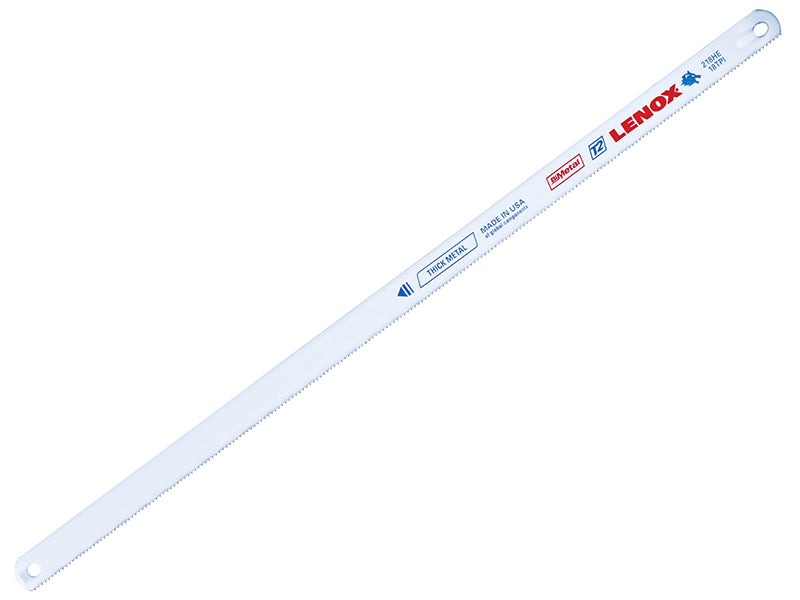 LENOX T20144-V218HE V218HE Bi-Metal Hacksaw Blades 300 x 13mm 18 TPI (Pack 10)