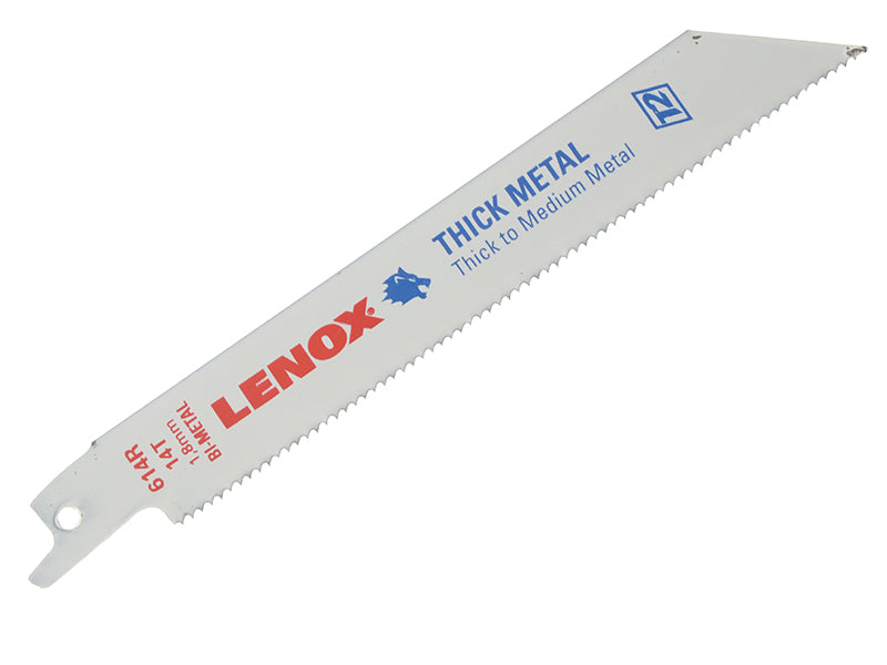 LENOX T20564-614R 20564-614R Metal Cutting Reciprocating Saw Blades Pack of 5 150mm 14tpi