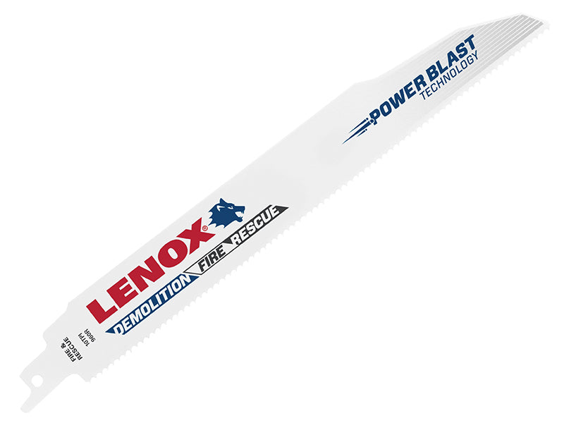LENOX T20597-960R 20597-960R Demolition Reciprocating Saw Blades 225mm 10 TPI (Pack 2)
