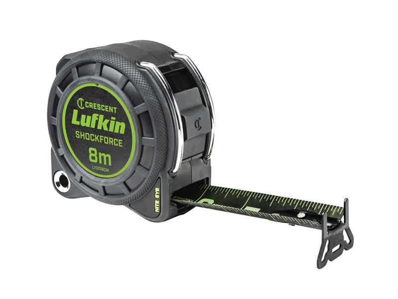 CrescentLufkin® L1125BCM Shockforce Night Eye Dual-Sided Tape 8m (Width 30mm) (Metric only)