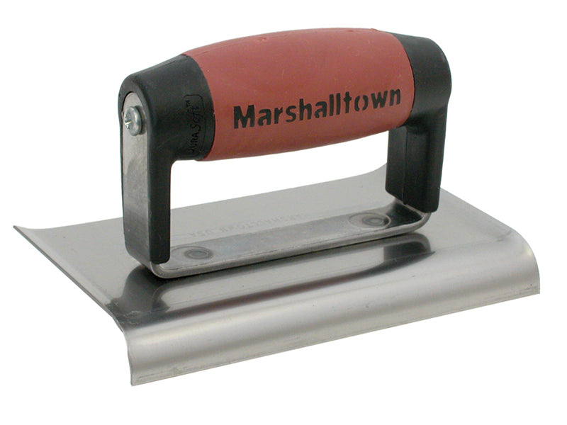 Marshalltown M136D M136D Cement Edger Curved End DuraSoft® Handle 6 x 3in