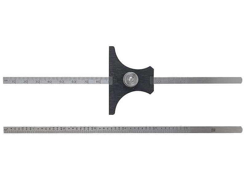 Moore&Wright 43M Reversible Base Depth Gauges Metric 0-150mm