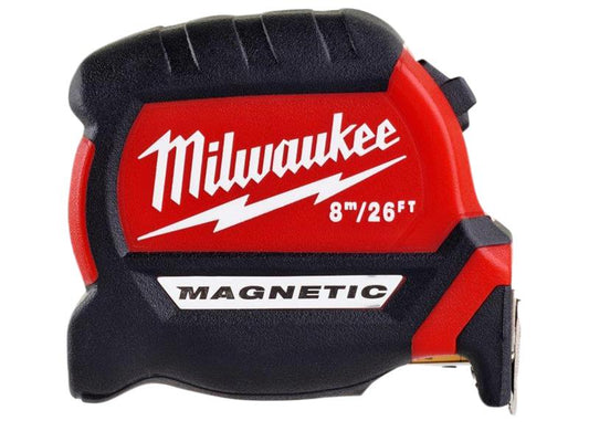 Milwaukee 4932464603 GEN III Magnetic Tape Measure 8m/26ft (Width 27mm)