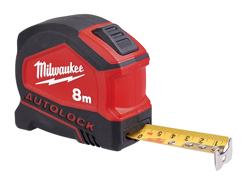 Milwaukee 4932464666 Autolock Tape Measure 8m/26ft (Width 25mm)