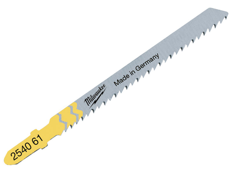 Milwaukee 4932254061 Clean & Splinter Free Wood Jigsaw Blade Pack of 5 T101B