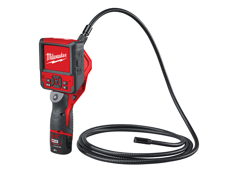 Milwaukee 4933459154 M12I CAV3-201C Inspection Camera 12V 1 x 2.0Ah Li-ion