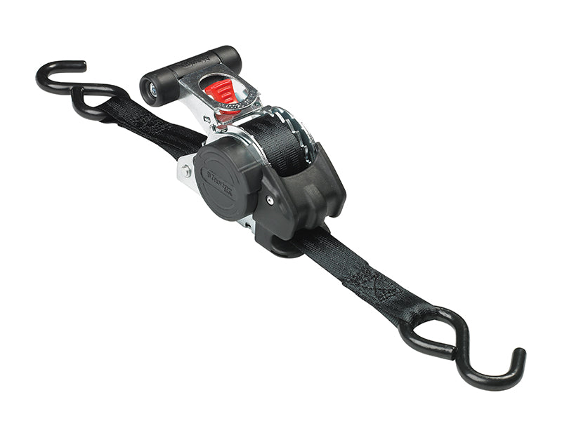 MasterLock 3238EURDAT Retractable Ratchet Tie-Down S-Hook 3m 2 Piece