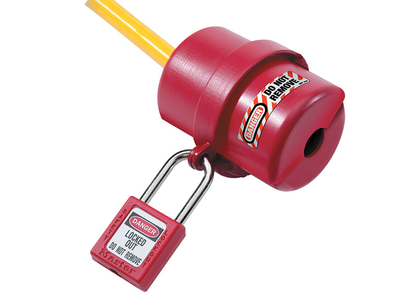 MasterLock 487 Lockout Electrical Plug Cover Small for 120V - 240V