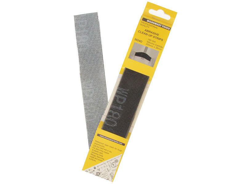Monument 3024O 3024O Abrasive Clean Up Strips (Pack of 10)