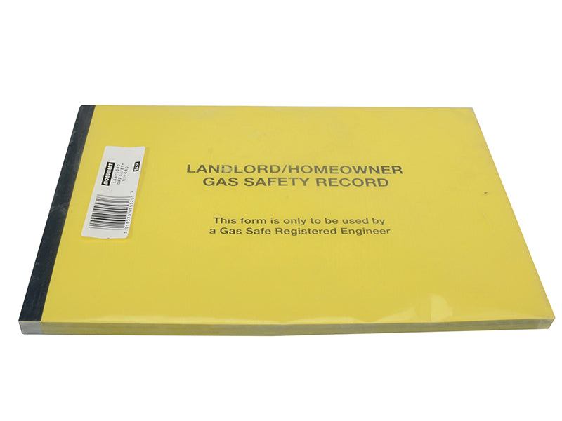 Monument 532P 532P Gas Safe® Landlords Gas Safety Record Pad of 50
