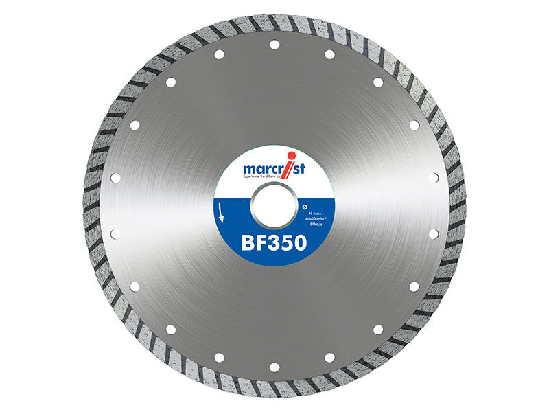 Marcrist 1206.0125.22 BF350 Turbo Diamond Blade 125 x 22.2mm