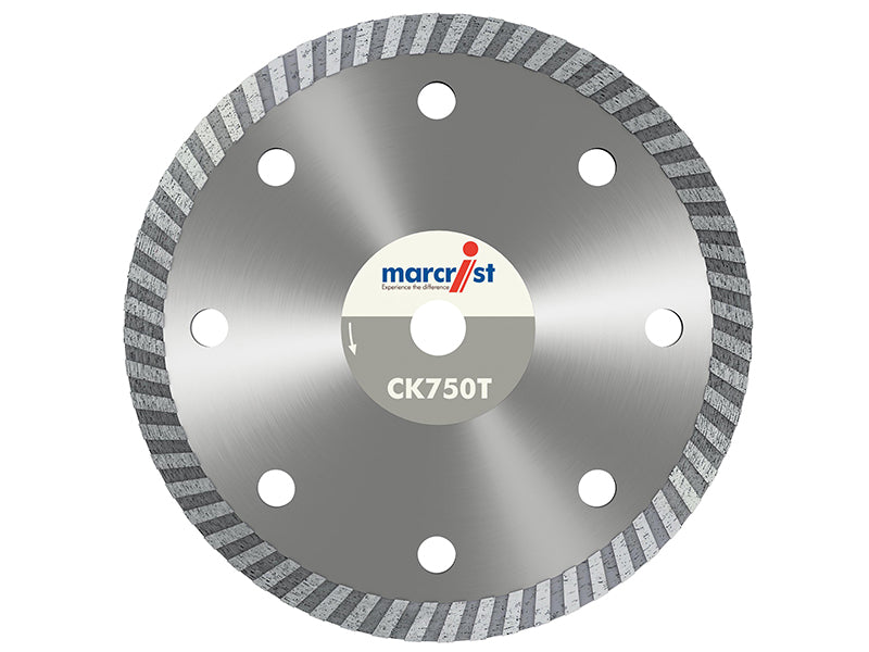 Marcrist 1831.1180.25 CK750 Turbo Rim Diamond Blade Fast Cut 180 x 22.2mm