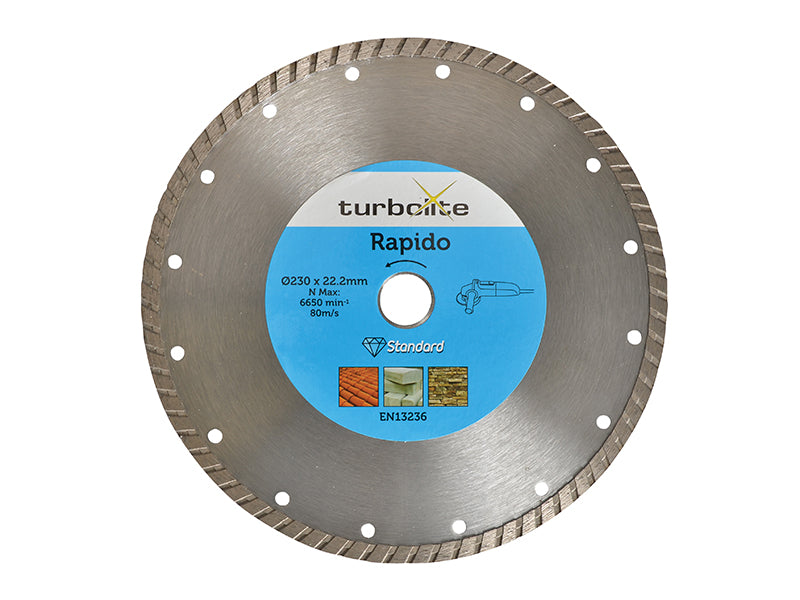 Marcrist 2710.0115.22 Rapido Turbo Blade 115 x 22.2mm