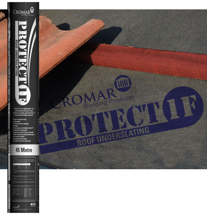 PROTECT 1F Roof Underslating non breathable roof membrane, 1m x 45m