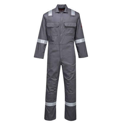 Portwest BIZ5 - Bizweld Iona Welders Overall Boiler Suit Grey XXXL