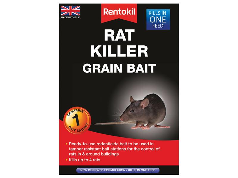 Rentokil PSR31 Rat Killer Grain Bait (Sachet 1)