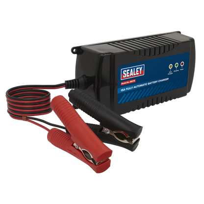 SEALEY - SBC15 Battery Charger 12V 15A Fully Automatic