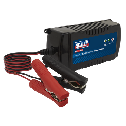 SEALEY - SBC8 Battery Charger 12V 8A Fully Automatic