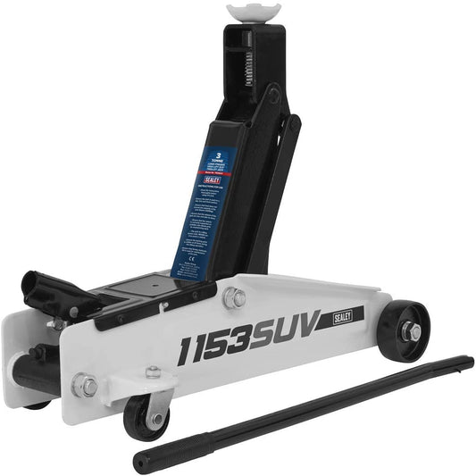 SEALEY - 1153SUV Long Chassis High Lift SUV Trolley Jack 3tonne