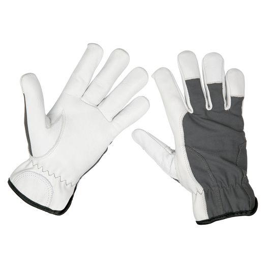 SEALEY - 9136L Super Cool Hide Gloves Large - Pair