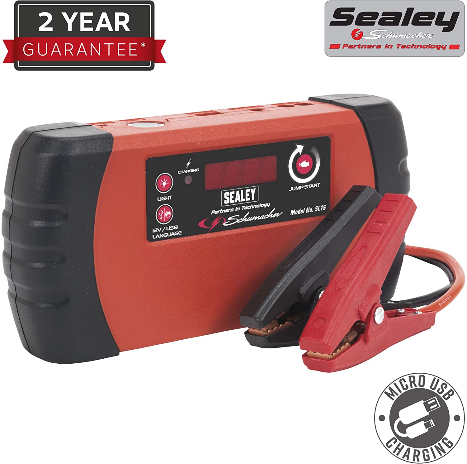 SEALEY Schumacher? Jump Starter Power Pack Lithium(LiFePO4) 400A SL1S