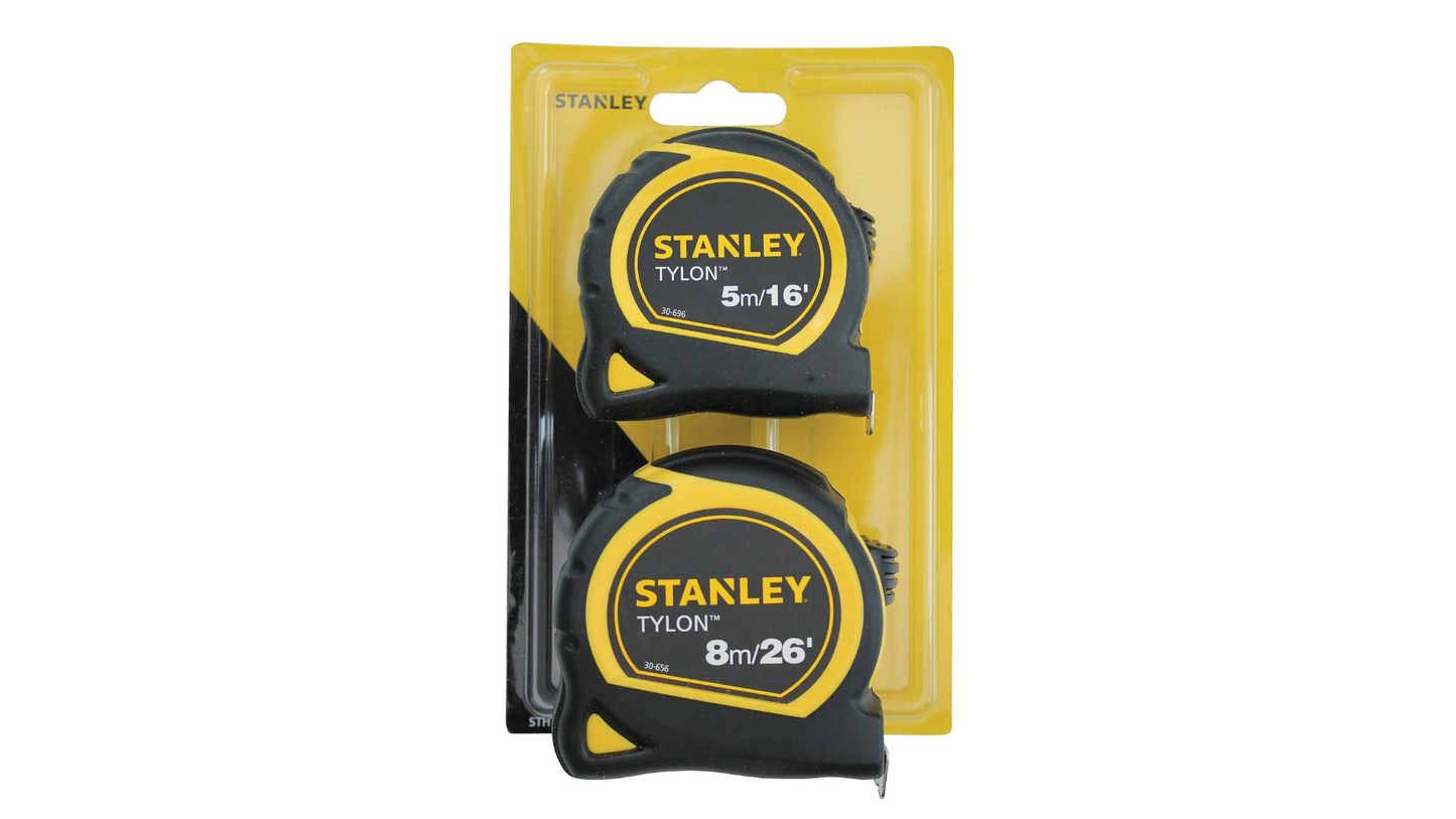STANLEY® STHT9-98985 Tylon™ Pocket Tapes 5m/16ft + 8m/26ft (Twin Pack)