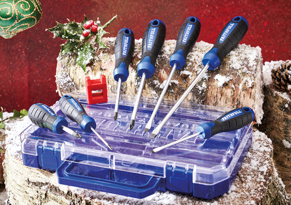 Faithfull Soft Grip Screwdriver Set, 8 Piece