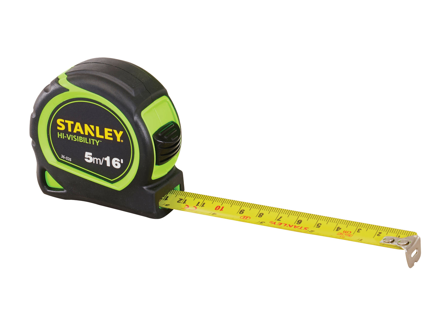 STANLEY Tylon Hi-Viz Pocket Tape 5m/16ft